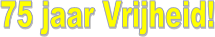 75 jaar Vrijheid!